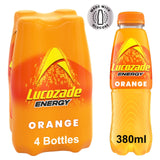 Lucozade Energy Drink Orange   4 x 380ml