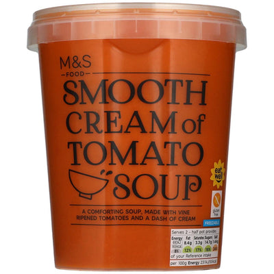 Smooth Cream of Tomato Soup 600g Pot, Gluten Free and Vegetarian