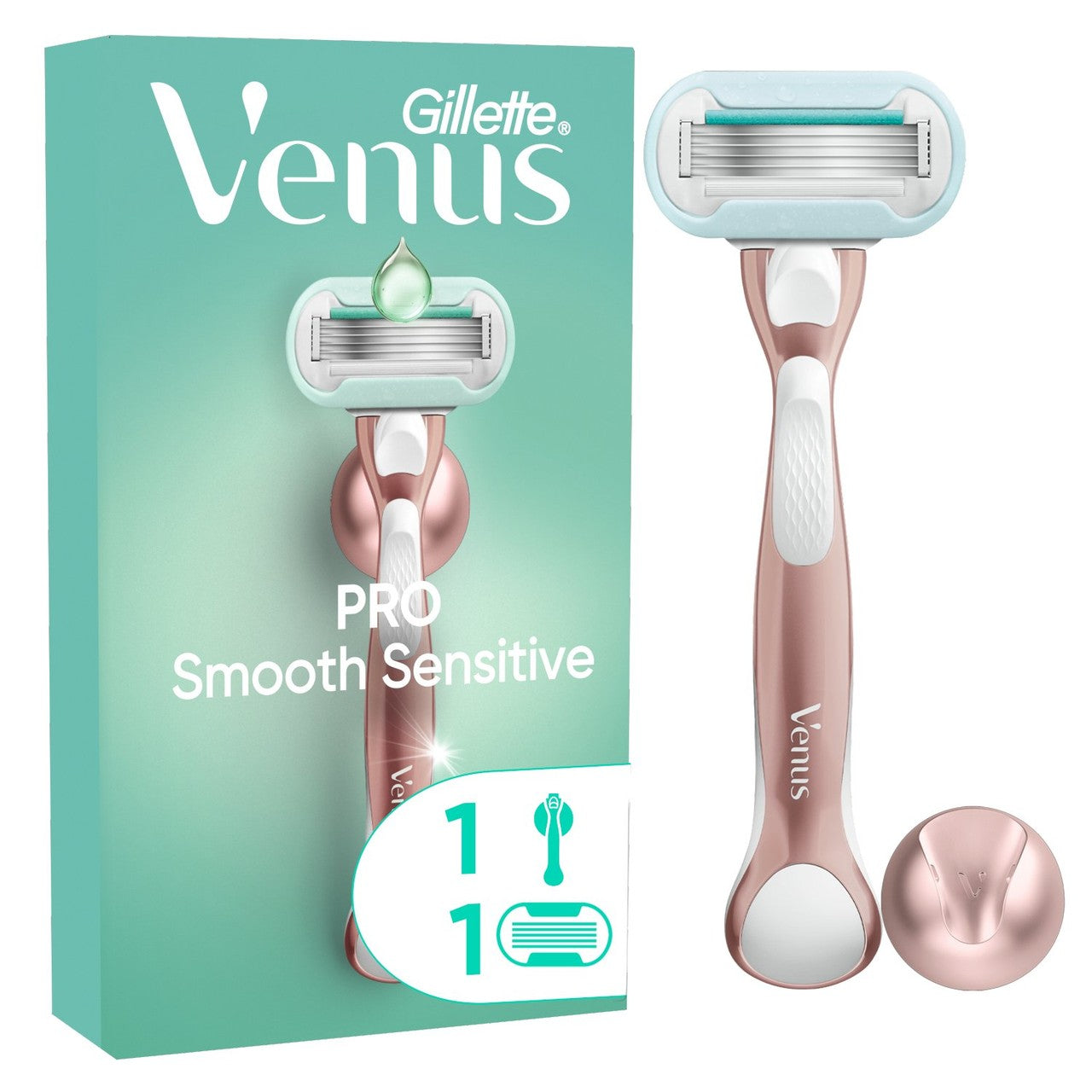 Gillette Venus Deluxe Smooth Sensitive Razor Rose Gold