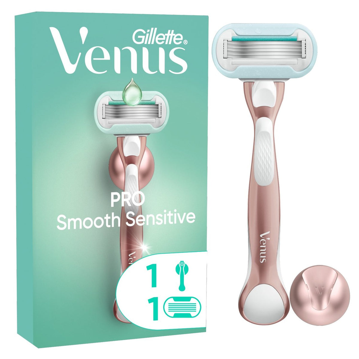 Gillette Venus Deluxe Smooth Sensitive Razor Rose Gold