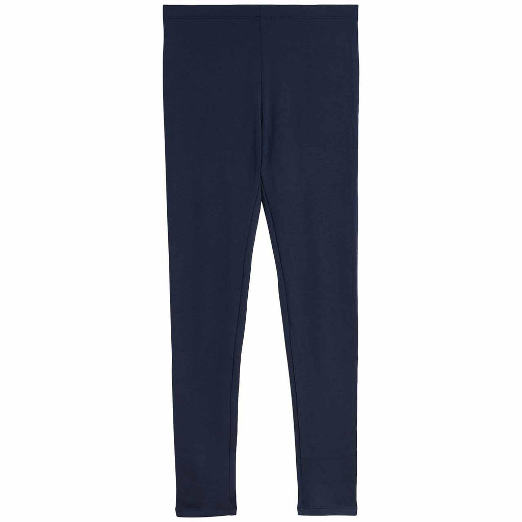 M&S Womens Heatgen Medium Thermal Brushed Leggings, size 14, Navy