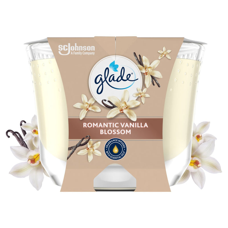 Glade Large Scented Candle, Vanilla