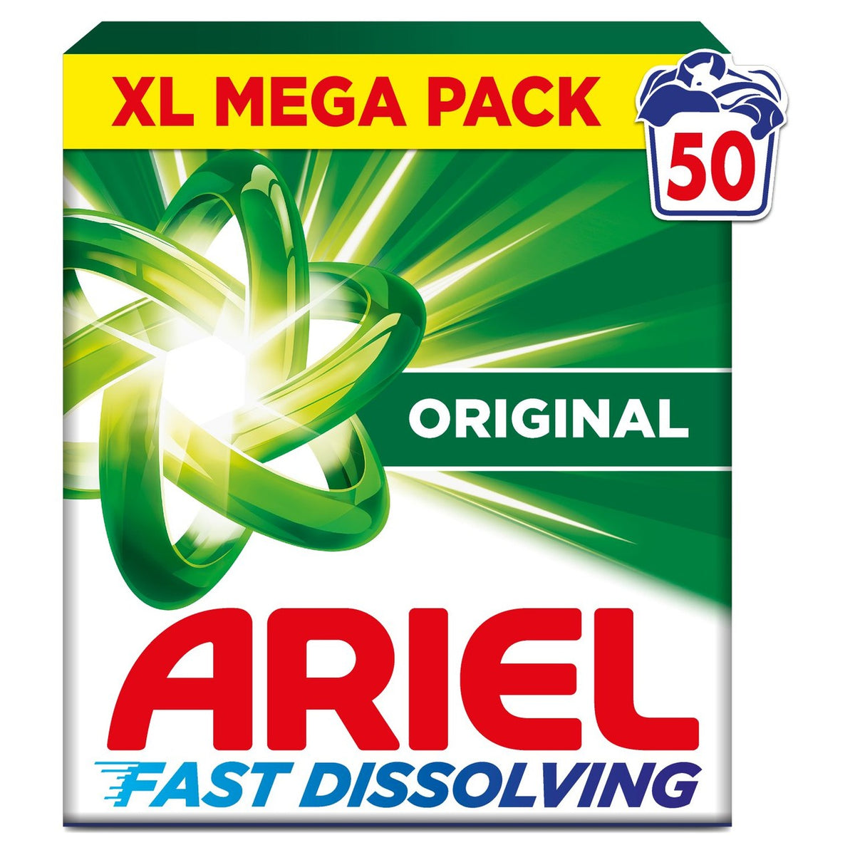 Ariel Original Washing Powder 50 Washes   3kg