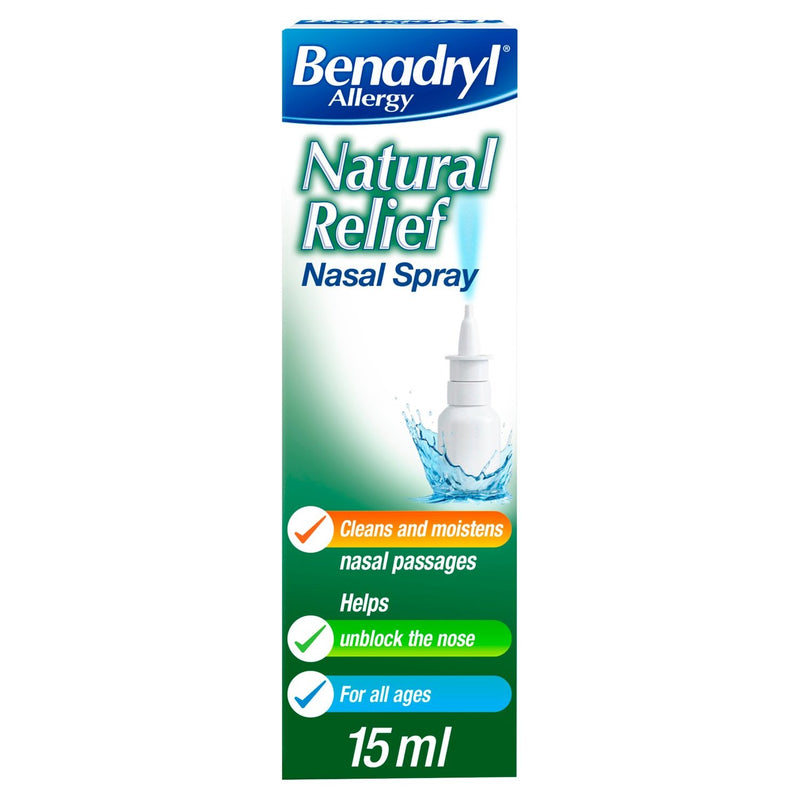 Benadryl Natural Allergy Relief Spray 15ml