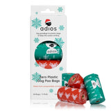 Adios Christmas Compostable & Biodegradable Dog Poo Bags