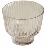 M&S Ribbed Glass Dessert Bowl