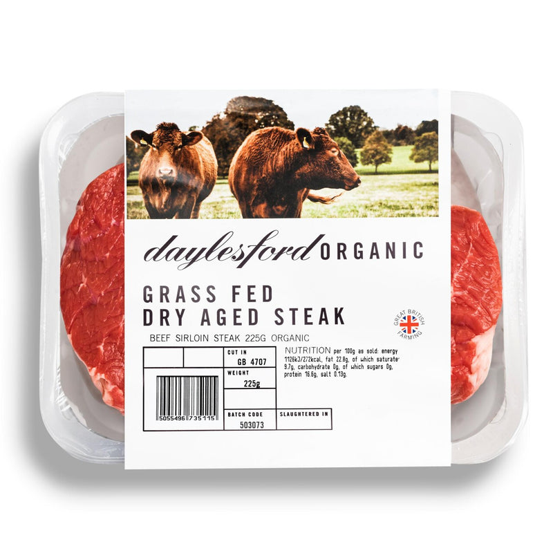 Daylesford Organic Pastured British Sirloin Steak