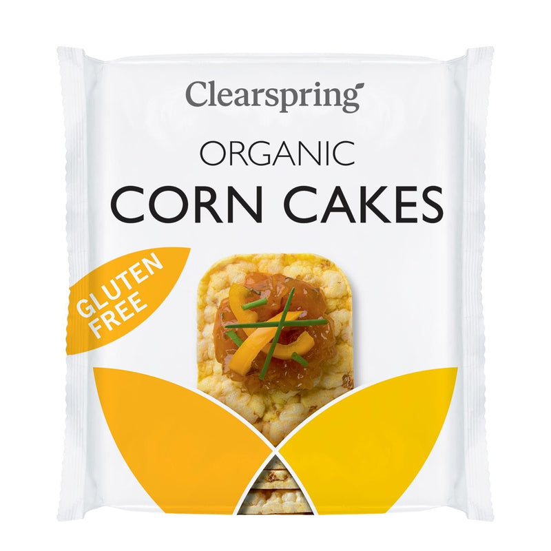 Clearspring Gluten Free Organic Corn Cakes   130g