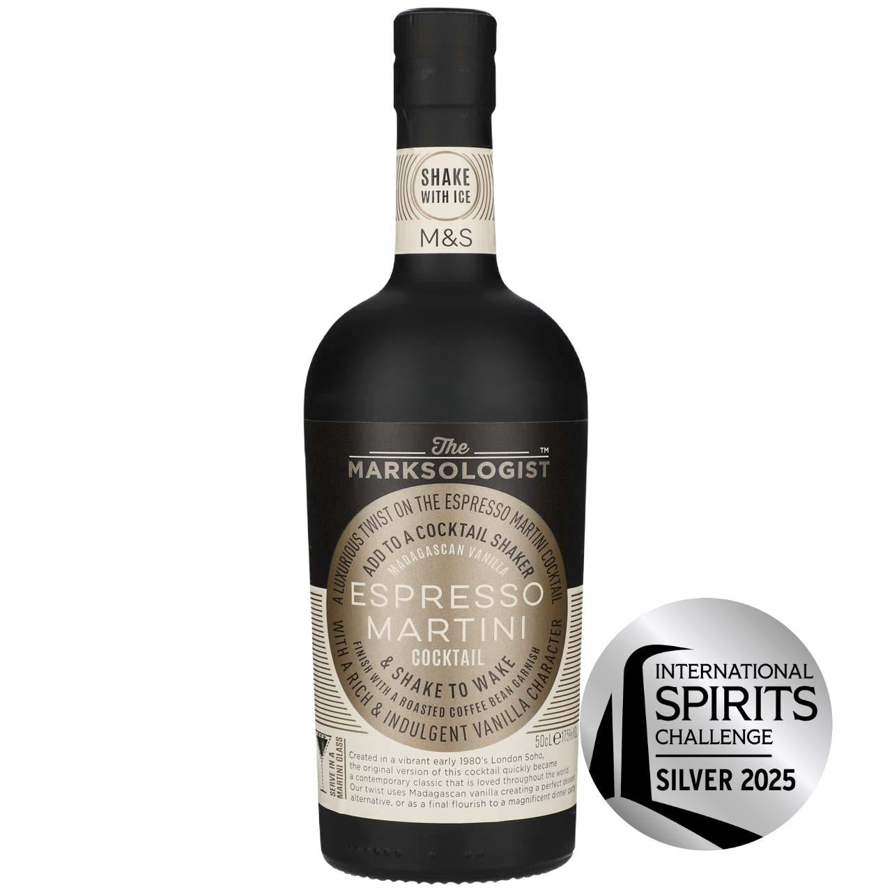 M&S Marksologist Vanilla Espresso Martini   500ml