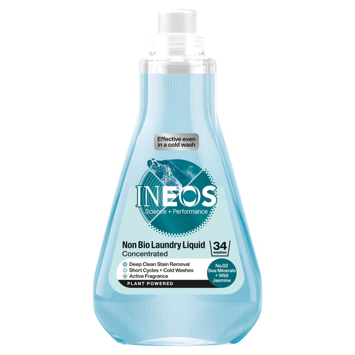 INEOS Non Bio Laundry Liquid Detergent Sea Minerals + Wild Jasmine