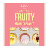 M&S 9 Fruity Mini Cupcakes Serves 9