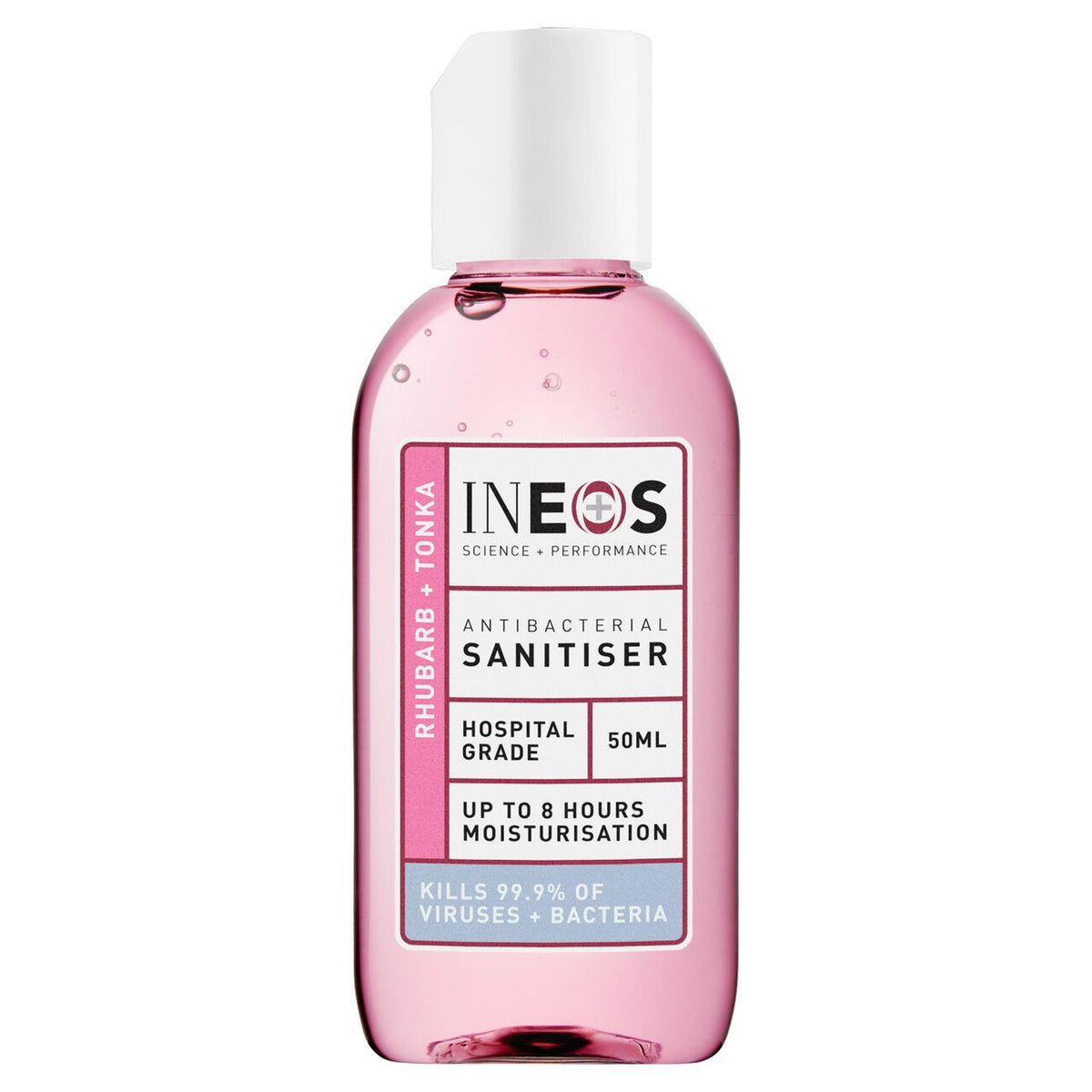 INEOS Anti Viral & Anti Bacterial Hand Sanitiser Gel Rhubarb & Tonka