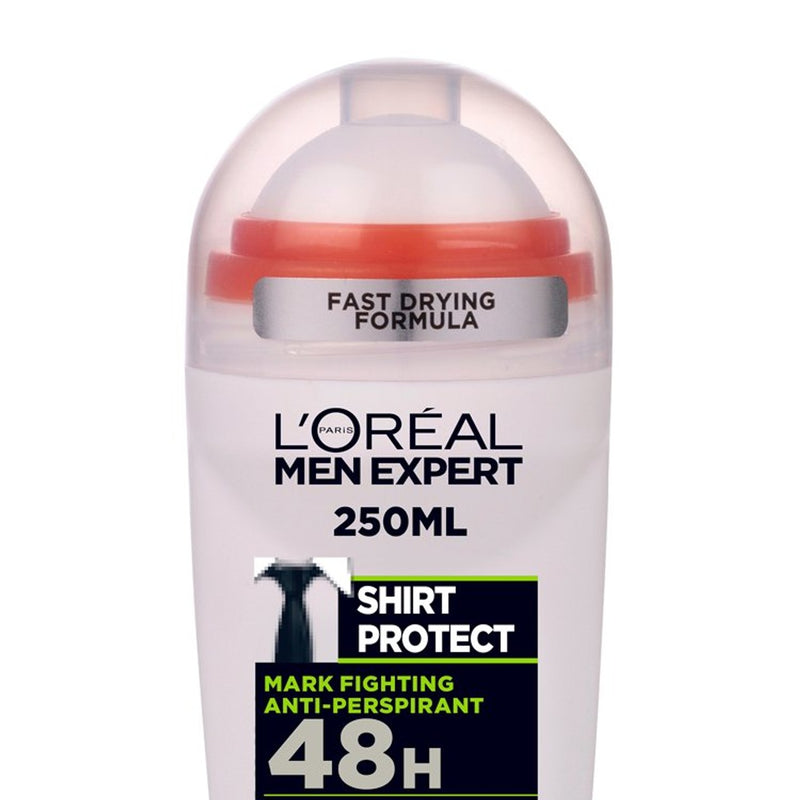 L'Oreal Men Expert Roll On Anti-Perspirant Deodorant Shirt Protect