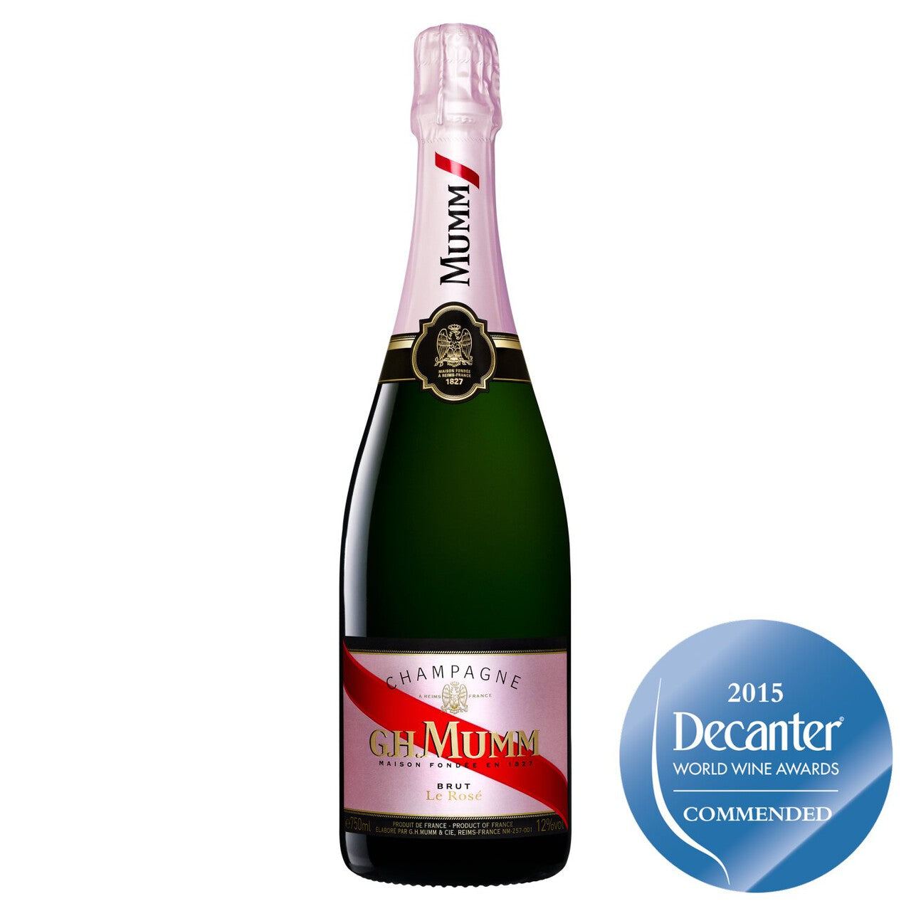 G.H. Mumm Rose Champagne Non-Vintage    75cl
