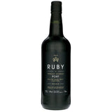 M&S Sweet Ruby Port fortified wine bottle, imported from the UK