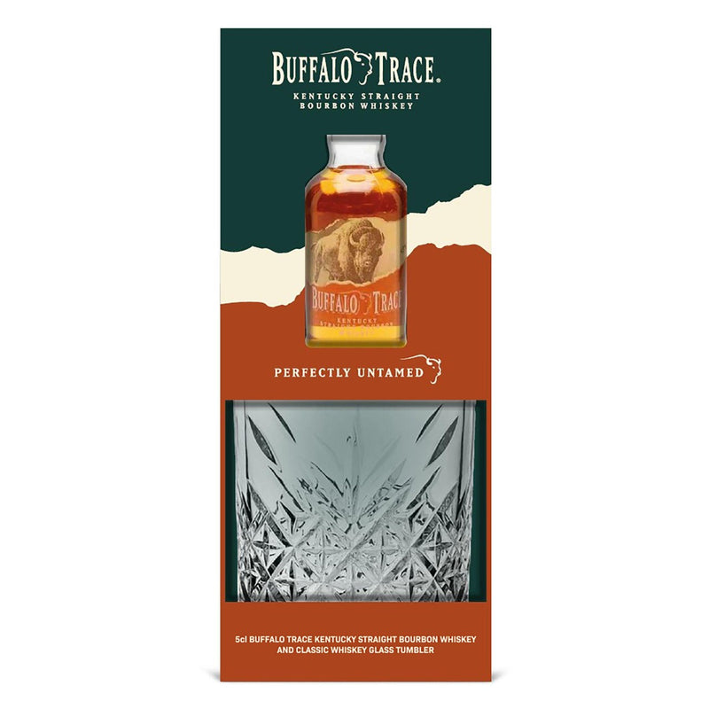 Buffalo Trace Bourbon Whiskey with Whiskey Tumbler