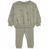 M&S Khaki Leggings Outfit, 0-3 Months, Khaki
