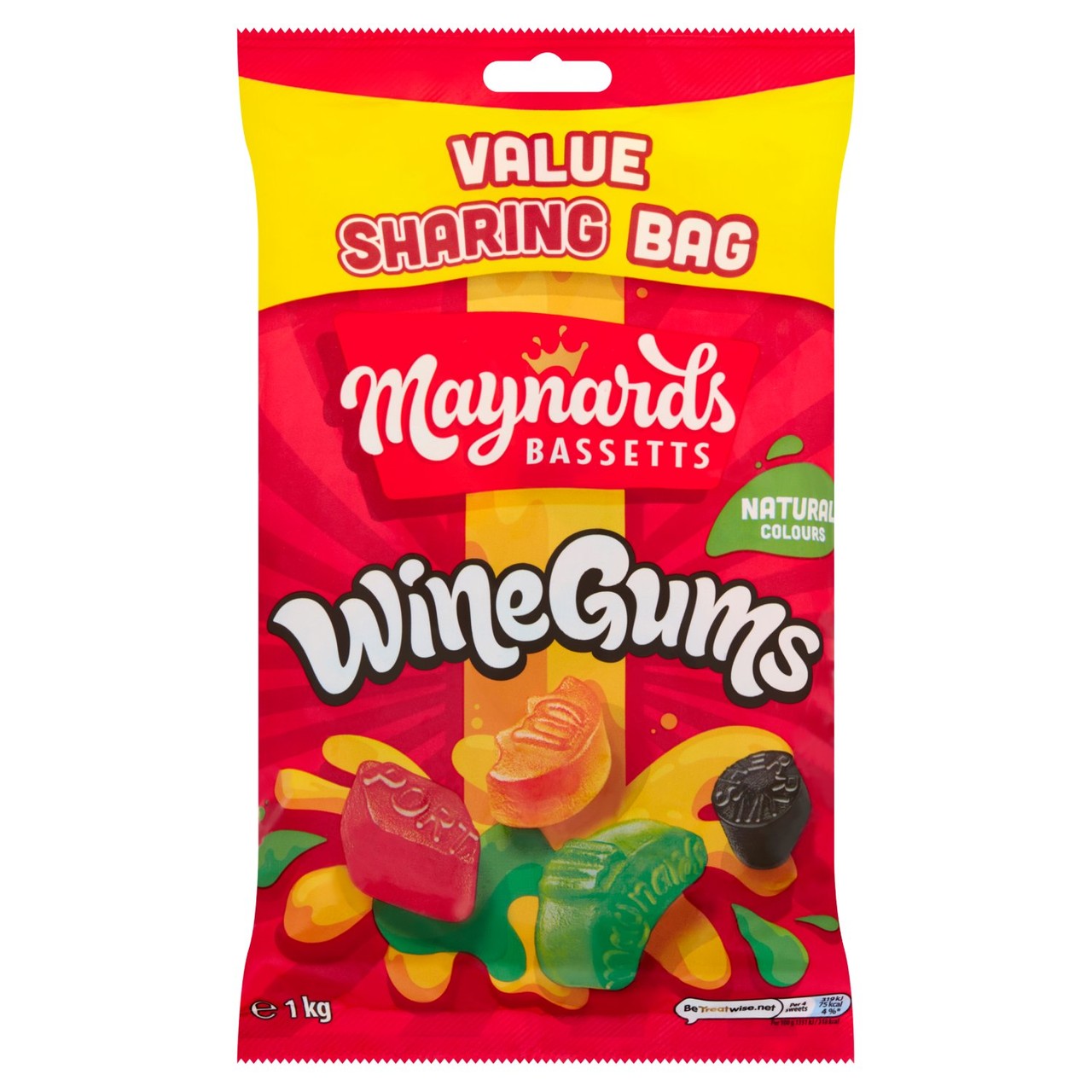 Maynards Bassetts Wine Gums Sharing Sweets Bag