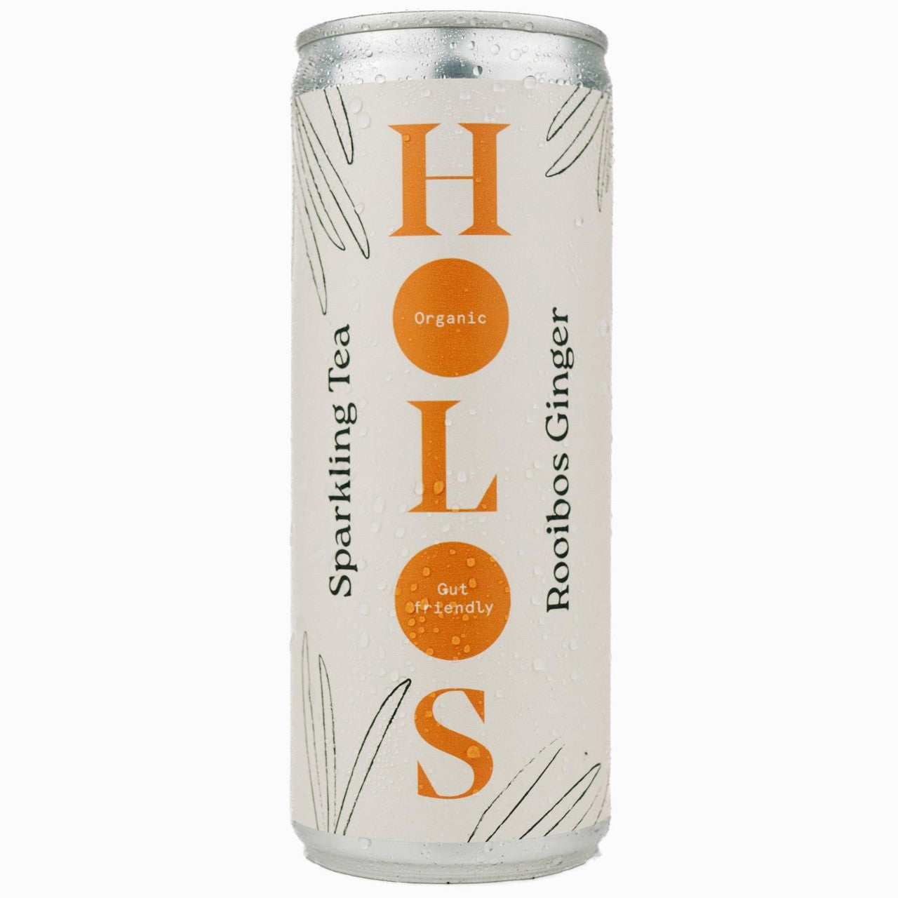 HOLOS Organic Sparkling Tea Rooibos Ginger