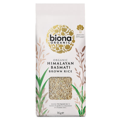 M&S Organic Basmati Brown Rice 1kg- Buy online at McGrocer