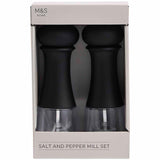 M&S Collection Salt & Pepper Mills, One Size, Black