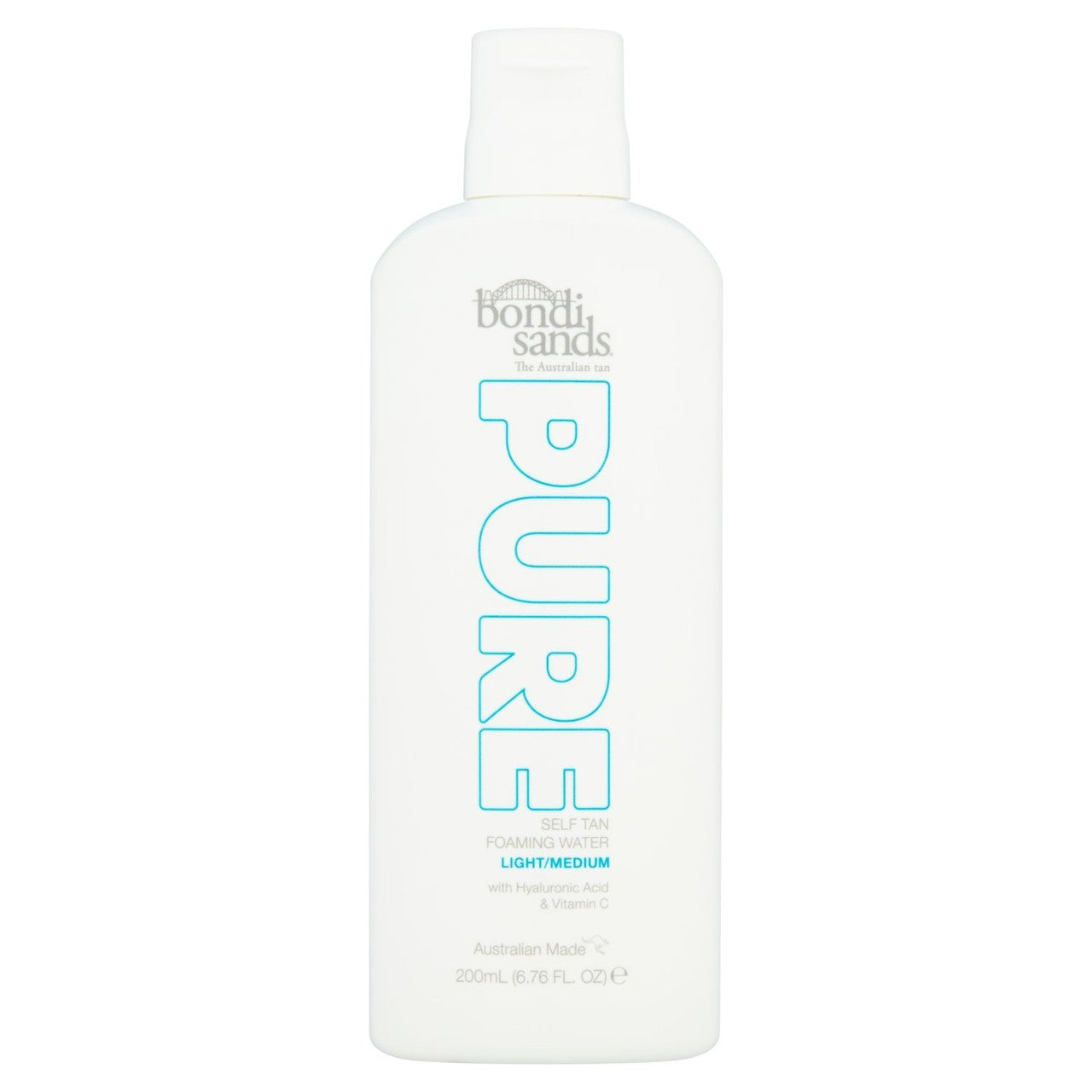 Self-Tanning Foaming Water with Hyaluronic Acid and Vitamins, Light/Medium Shade