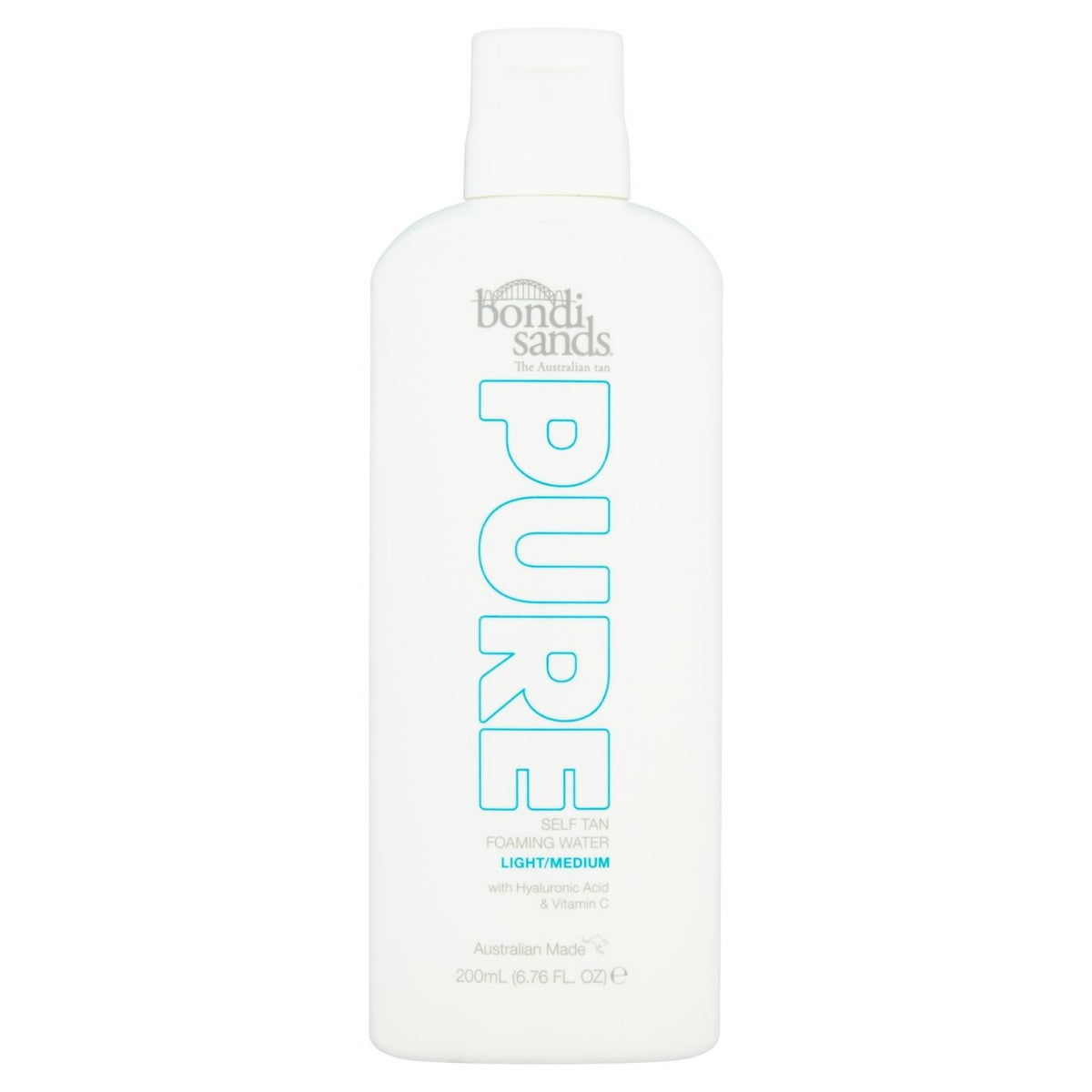 Self-Tanning Foaming Water with Hyaluronic Acid and Vitamins, Light/Medium Shade