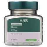 Holland & Barrett High Strength Biotin 1000ug Vegan Tablets