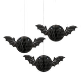Halloween Bat Honeycomb Hanging Decorations
