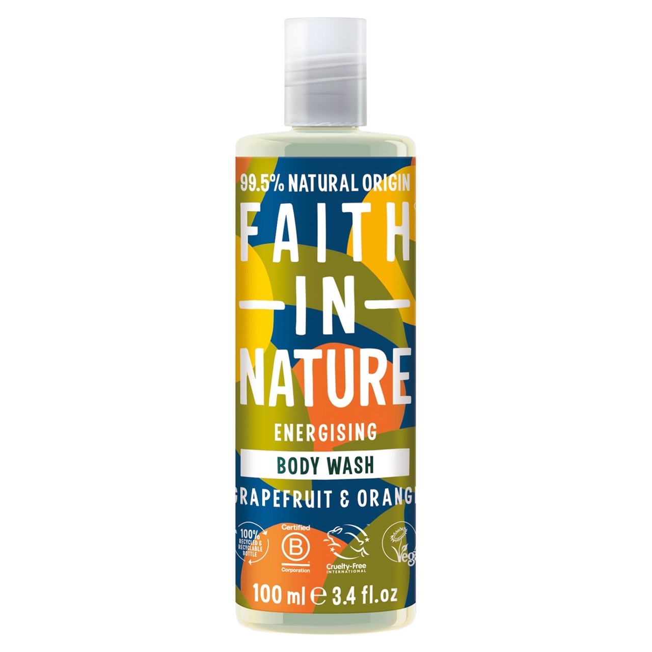 Faith In Nature Body Wash - Grapefruit & Orange   100ml