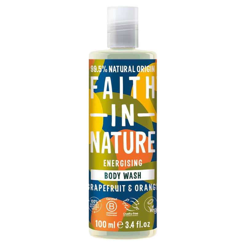 Faith In Nature Body Wash - Grapefruit & Orange   100ml