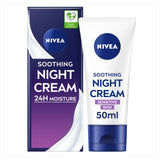 NIVEA Night Cream Face Moisturiser for Sensitive Skin 50ml