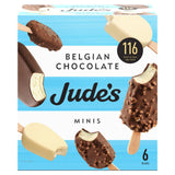 Jude's Mini Chocolate Almond & White Lower Calorie Ice Cream   6 x 50ml