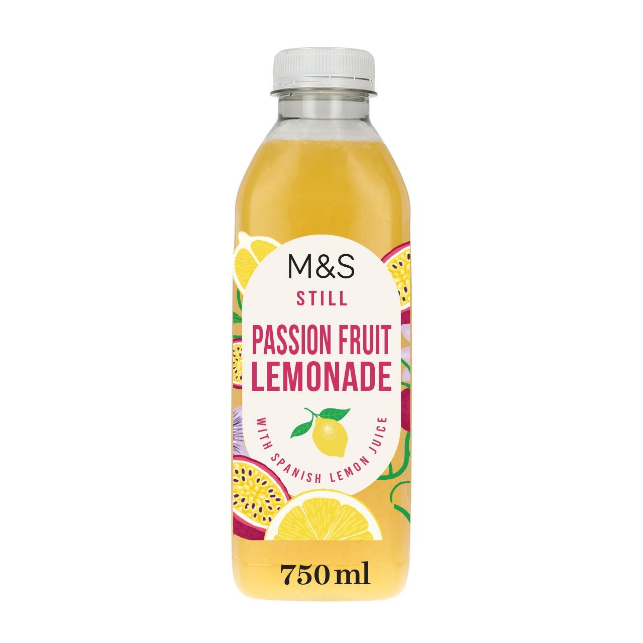 M&S Still Passion Fruit Lemonade