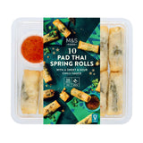 M&S 10 Pad Thai Spring Rolls