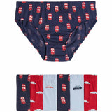 M&S Pure Cotton Transport Briefs, 2-3, Blue Mix