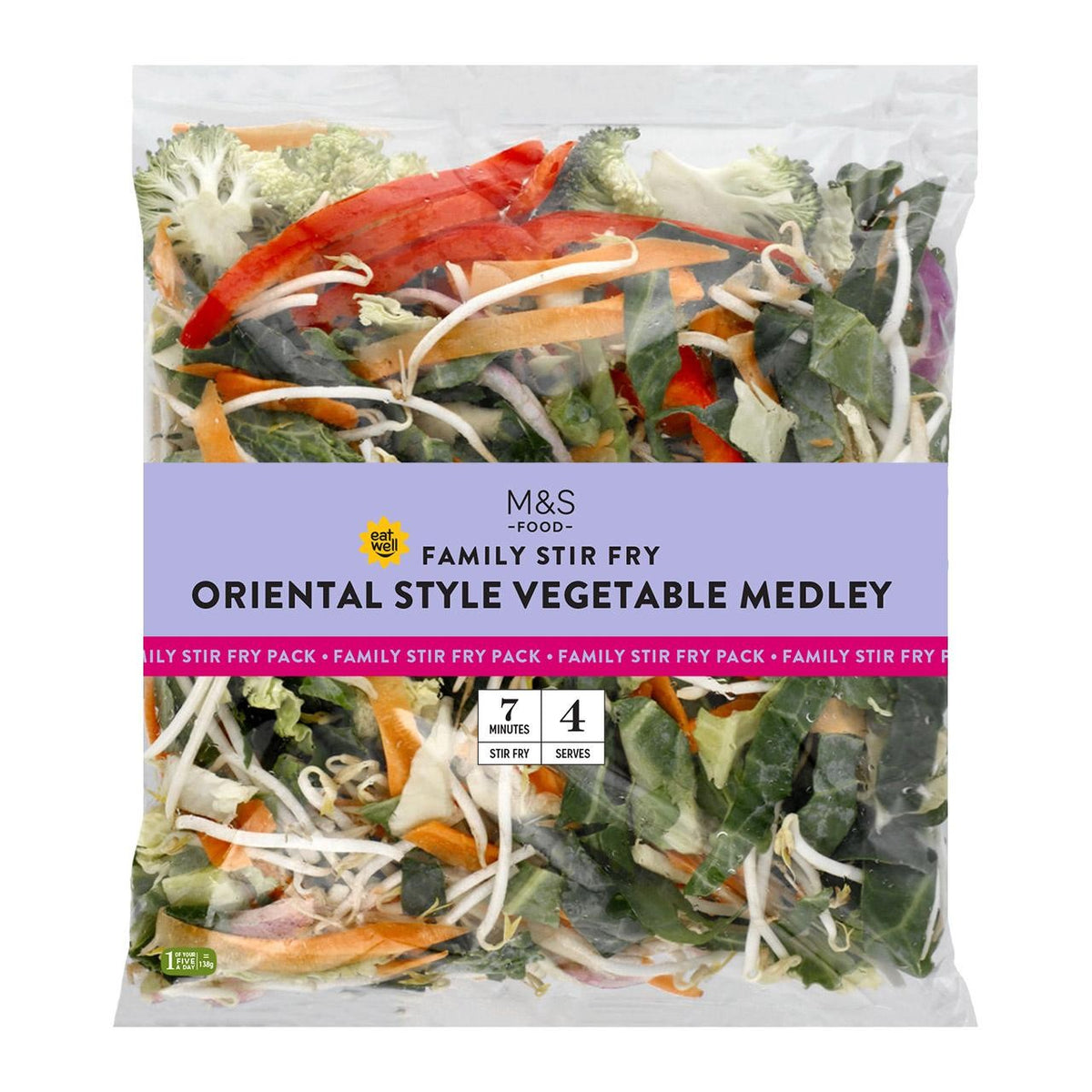 M&S Family Crunchy Veg Medley