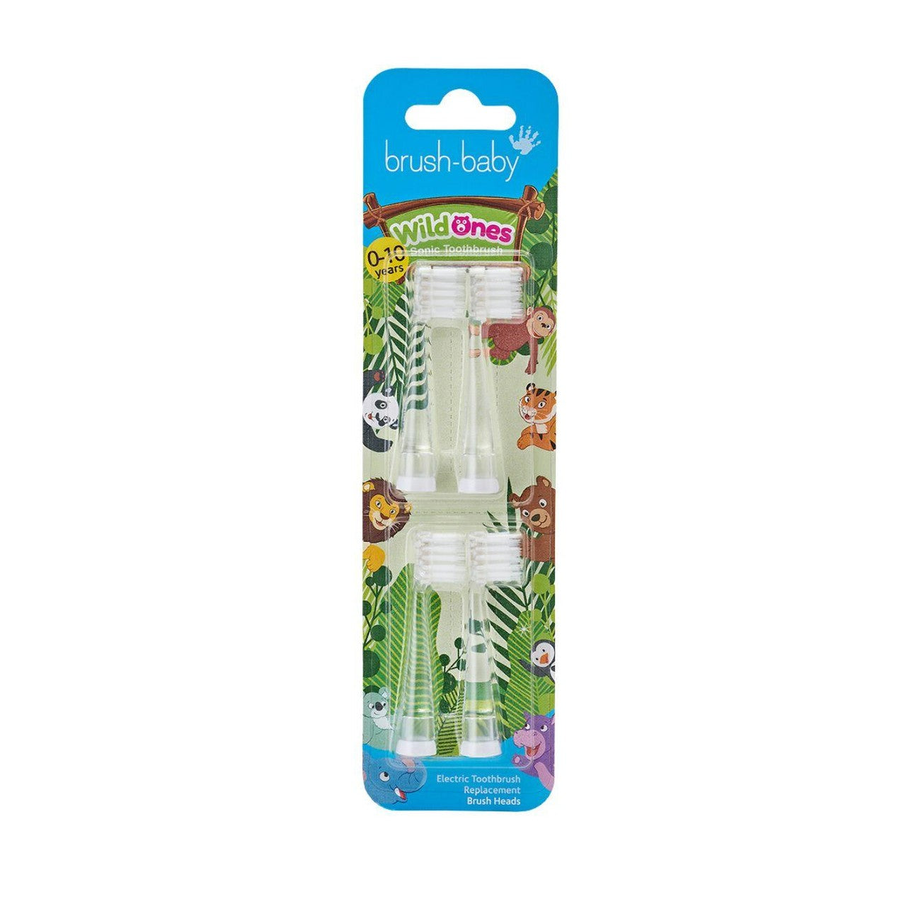 Brush-Baby WildOnes Replacement Brush Heads 4 per pack