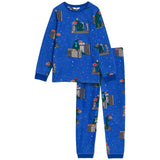 M&S Fleece Tokyo PJ, 10-11 Years, Blue