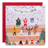 M&S Fun School Nativity Scene Christmas Card