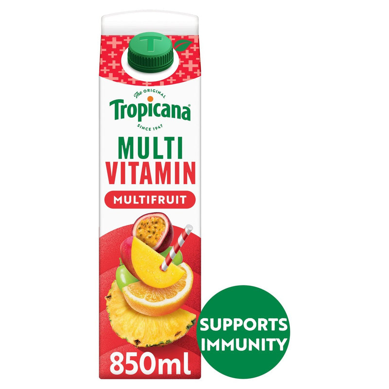 Tropicana Sensations Multivitamin Boost Fruit Juice   850ml