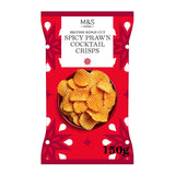 M&S Spicy Prawn Cocktail Flavour Ridge Crisps