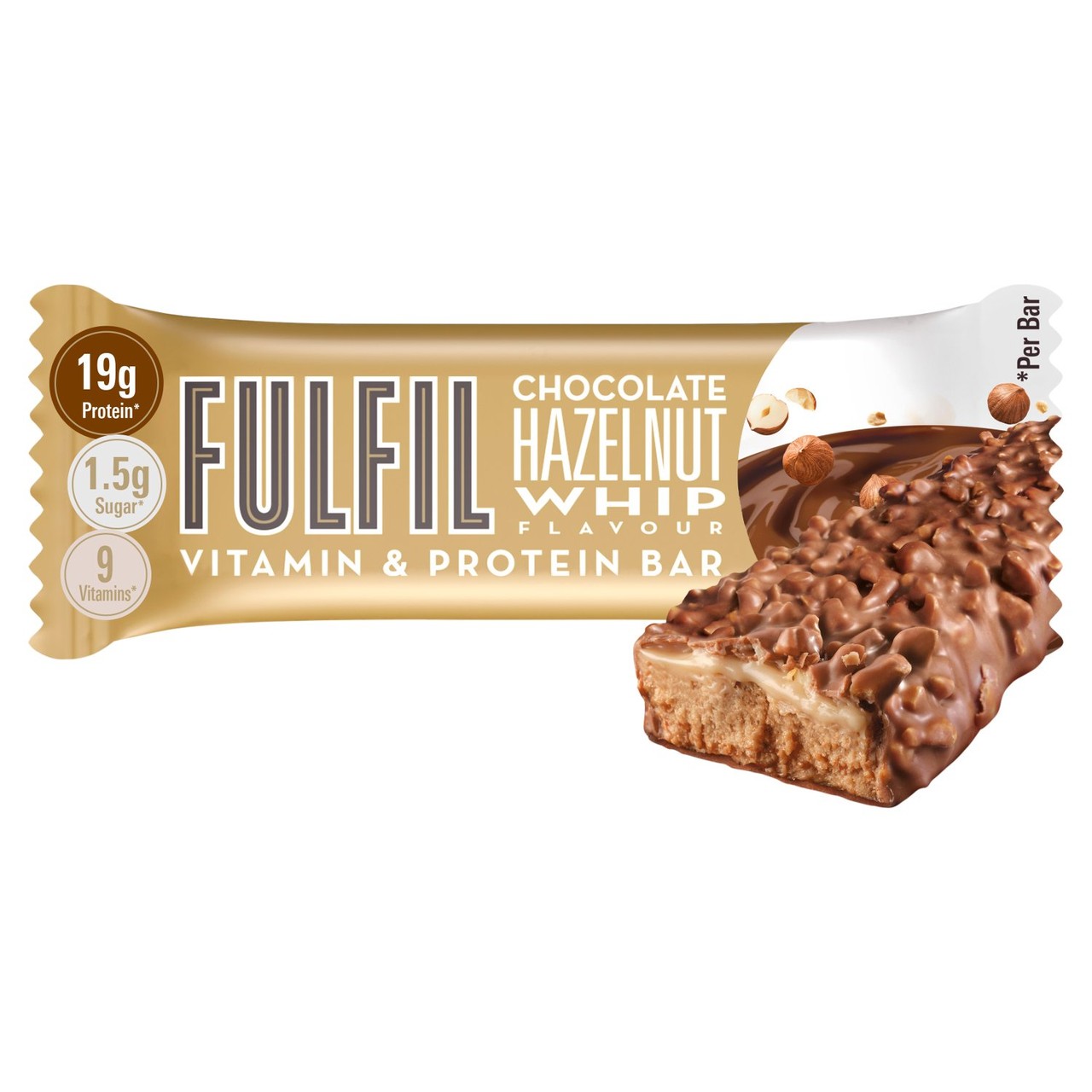FULFIL Chocolate Hazelnut Whip Vitamin & Protein Bar 55g