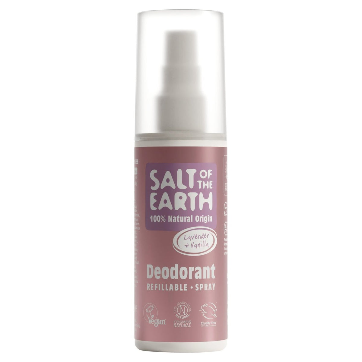 Salt of the Earth Natural Spray Deodorant Lavender & Vanilla   100ml