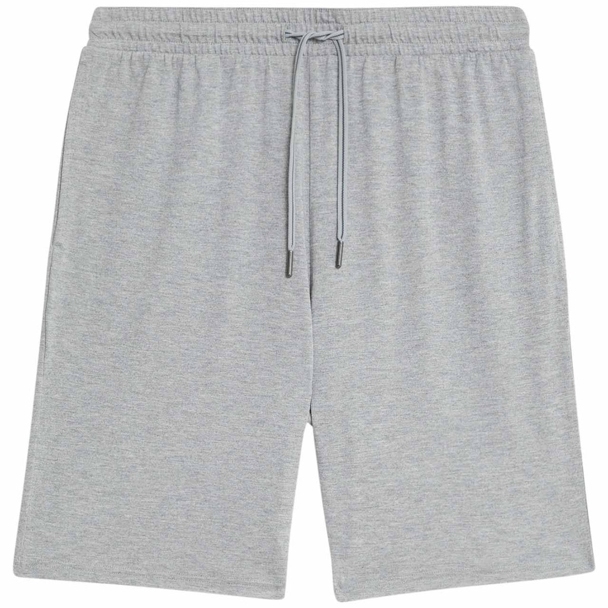 M&S Mens Autograph Pima Cotton Pyjama Shorts, L, Grey Marl