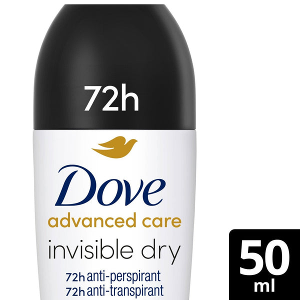Dove Women Advanced Antiperspirant Deodorant Roll on Invisible Dry 50ml