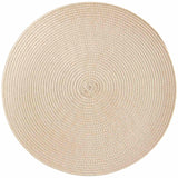 M&S Collection Set of 4 Round Woven Placemats, Natural