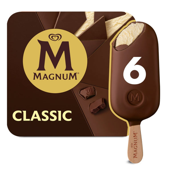 Magnum Classic Ice Cream Sticks    6 x 100ml