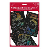 Christmas A4 Scratch Art Set
