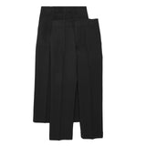 M&S Boys Slim Leg School Trousers, 7-8 Years, Black